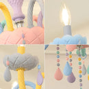 Axyaa Crystal Chandelier: Elegant Lighting for Home, Bedroom, Restaurant, Children's Room