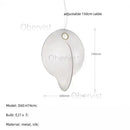 Axyaa Nordic Silk LED Pendant Chandelier for Home Decor