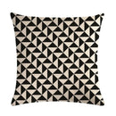 Axyaa Diamond Geometry Pillow Cover - Geometric Print Cushion Case 45x45cm