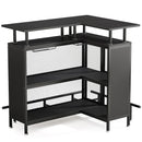 Axyaa Mini Liquor Bar Cabinet & Table for Home Décor & Entertainment