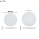 Axyaa Ceramic Bead Dot Dessert Pasta Sushi Plates: Restaurant Molecular Cuisine Specialty