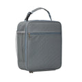 Axyaa Lunch Box Tote with Mesh Side Pouch, Insulated Square Bag for Kids