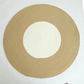 Axyaa Cotton Circular Floor Mat for Living Room and Bathroom