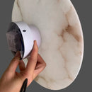 Axyaa Marble Round Wall Lamp for Bedroom Living Room Hotel LED Lighting