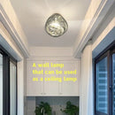 Axyaa Modern Glass Wall Lamp for Living Room Bedroom Decoration