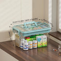 Axyaa Medicine Storage Box: Large-Capacity First Aid Kit in Various Colors