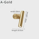 Axyaa Gold Copper LED Wall Light Modern Bedroom Living Room Decor Reading Lamps
