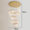 Axyaa Light Luxury Staircase Pendant Lights for Modern Home and Living Room