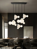 Nordic Bubble Chandelier by Axyaa: Luxury LED Ceiling Pendant Lamp for Living Room Dining Area