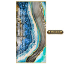 Axyaa LED Crystal River Hanging Paintings with Remote Dimming for Home Wall Decoration