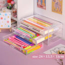 Axyaa Acrylic Desktop Organizer Stationery Storage Box