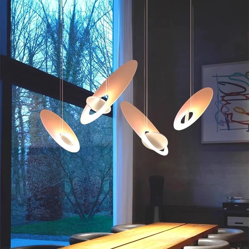 Axyaa Nordic Satellite Chandelier: Modern Minimalist Pendant Lighting for Home Interiors