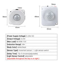 Axyaa PIR Motion Sensor Activated Switch for Home LED Light Automation