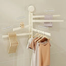 Axyaa Rotating Towel Rack: Multi-bar, Foldable, Kitchen & Bathroom Storage