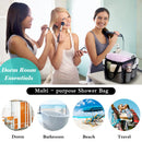 Axyaa Mesh Shower Caddy with 8 Pockets and 2 Handles - Portable Bathroom Tote Bag