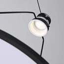 Axyaa Stainless Steel Mirror Ceiling Lamp for Modern Minimalist Living Room