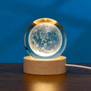 Axyaa Galaxy Planetary Projection Crystal Ball LED Night Light