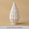 Ceramic White Vase for Home Decor by Axyaa