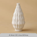 Ceramic White Vase for Home Decor by Axyaa