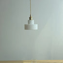 Modern Nordic Pendant Lights Lampu Gantung by Axyaa - Double Glass LED Chandelier for Home
