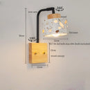 Axyaa Mid Century Modern LED Wall Lights Living Room Bedroom Lamp