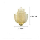 Axyaa Metal Grid LED Chandelier Geometric Hollow Pendant, Dimmable Iron Lighting