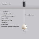 Axyaa Adjustable Angle Round Pendant Light: Modern Stretchable Chandelier for Home Lighting