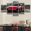 Axyaa Audi Performance 2025 Cars Canvas Wall Art Decoration - 5 Piece Set