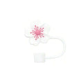 Flower Silicone Tumbler Straw Toppers for Axyaa Stanley Cups