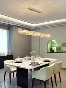 Axyaa Luxury Crystal Chandelier & Dining Set: Bar & Table Lights for High-end Dining