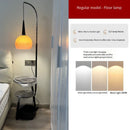Contemporary Orange Floor Lamp by Axyaa - Mid Century Style with Table & Storage
