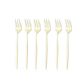 Axyaa Stainless Steel Mini Fork Set for Desserts and Salads