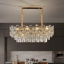 Axyaa Crystal Pendant Light: Modern Luxury Chandelier for Living Room, Bedroom, Dining Room