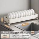 Stainless Steel Over Sink Drying Rack by Axyaa for Kitchen Countertop Draining and Storage