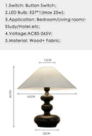 Axyaa Vintage LED Desk Lamp for Bedroom Study Living Room Hotel