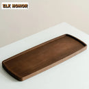 Axyaa Walnut Wood Tea Tray Dessert Candy Coffee Storage Board