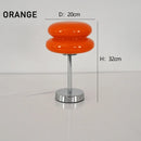 Stained Glass Desk Lamp for Children's Bedroom with Egg Tart Design - Axyaa Brand