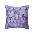 Axyaa Blue Purple Polyester Pillow Case Throw Pillow Cover