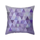 Axyaa Blue Purple Polyester Pillow Case Throw Pillow Cover