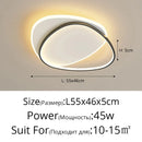 Axyaa Modern LED Ceiling Light with Remote Control - Nordic Style Home Decor