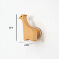 Cute Animal Wooden Hooks for Wall Keychain Coat Hanger Axyaa Home Decor