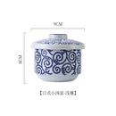 Axyaa Vintage Ceramic Stew Pot with Lid - Small Sized Soup & Dessert Bowl
