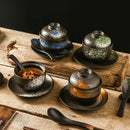 Axyaa Ceramic Soup Cup with Cover - Versatile Household Bowl