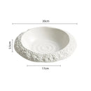 Axyaa Ceramic Dinner Plate Set - Solid Color Tableware for Restaurant and Home