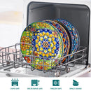 Axyaa Ceramic Pasta Bowls 42 Oz Soup Colorful Dishwasher Oven Safe, 4/8 Piece
