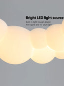 Axyaa Nordic Cream Bubble Pendant Lamp for Modern Living Room
