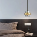 Axyaa Modern Glass Pendant Light for Kitchen Island Dining Room Bedroom Bar