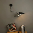 Axyaa Nordic Long Arm Wall Lights: Rotatable Bedside Lamp for Cozy Reading