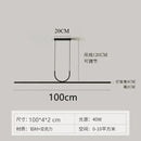 Axyaa LED Black Ceiling Chandelier for Kitchen Island Dining Room Lighting Fixture