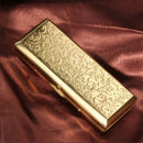 Axya Slim Cigarette Case, Waterproof, Portable, 10-14Pcs, Embossed, Gifts Box